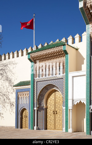 Palazzo Reale di Fez, Marocco, Africa Foto Stock