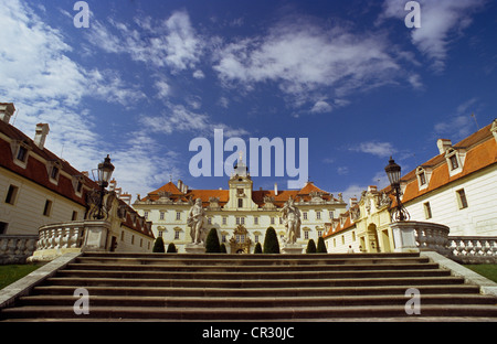 Repubblica Ceca Moravia del sud, Valtice, Patrimonio Mondiale dell'UNESCO, il castello di Valtice Foto Stock