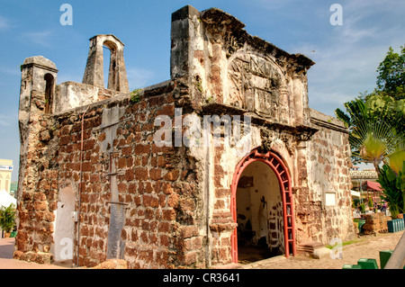 Chiesa di San Paolo, San Paolo Buki, Melaka, Malaysia, sud-est asiatico Foto Stock