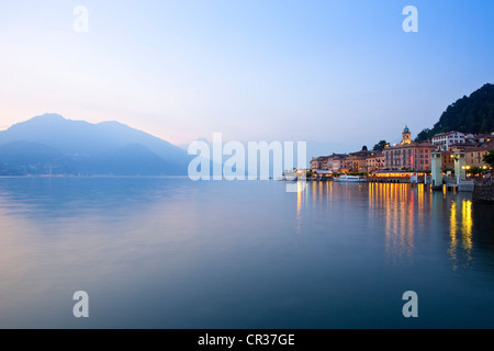 L'Italia, Lombardia, Lago di Como, il villaggio di Bellagio Foto Stock