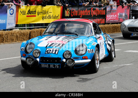 Alpine-Renault A110 1800, 1973 modello, solitudine Revival 2011, Stoccarda, Baden-Wuerttemberg, Germania, Europa Foto Stock