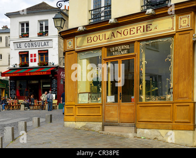 Boulangerie, Montmartre, Parigi Foto Stock