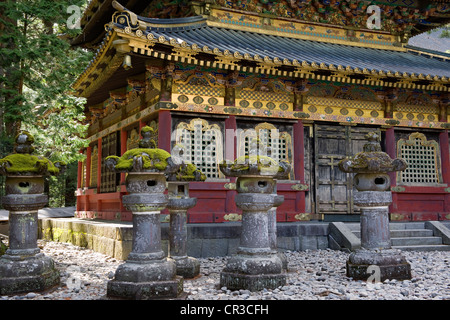 Giappone, isola di Honshu, Regione di Kanto, città di Nikko, santuari e templi di Nikko patrimonio mondiale UNESCO, Tosho gu santuario, la Foto Stock