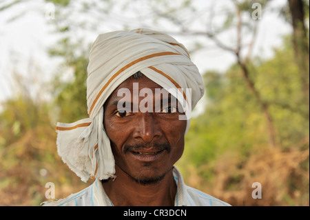 Camel driver da Kalakho, Rajasthan, Nord India, India, Asia del Sud, Asia Foto Stock