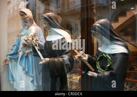 Articoli Religiosi regali a palermo sicilia italia Foto Stock