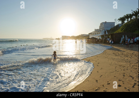 Caños de Meca di fronte a Cabo de Trafalgar, vicino a Barbate, Costa de la Luz, Andalusia, Spagna, Europa Foto Stock