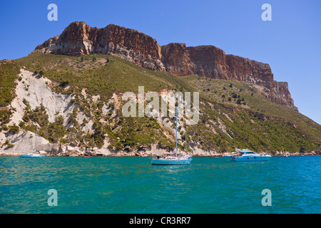 Francia, Bouches du Rhone, Cassis, Cap Canaille Foto Stock