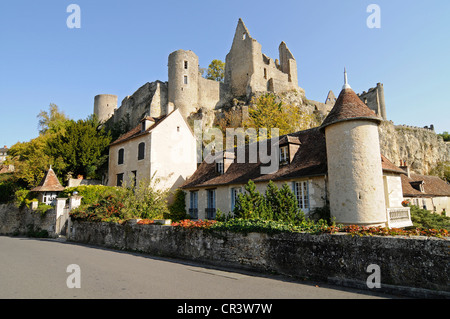 Angoli sur l'Anglin, villaggio, comunità, Poitiers, Vienne, Poitou-Charentes, Francia, Europa PublicGround Foto Stock