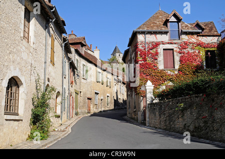 Angoli sur l'Anglin, villaggio, comunità, Poitiers, Vienne, Poitou-Charentes, Francia, Europa PublicGround Foto Stock