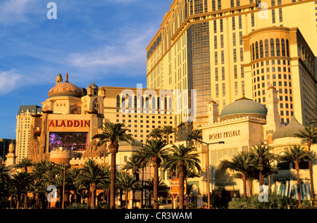 Stati Uniti, Nevada, Aladdin hotel di Las Vegas Foto Stock