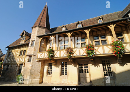 Hotel des Ducs de Bourgogne, museo del vino, Beaune, Dipartimento Cote d'Or, Borgogna, in Francia, in Europa Foto Stock