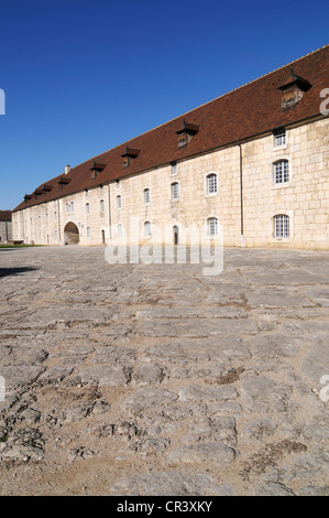 La Citadelle, Citadel, fortificazioni di Vauban, Sito Patrimonio Mondiale dell'UNESCO, Besancon, dipartimento del Doubs, Franche-Comte Foto Stock