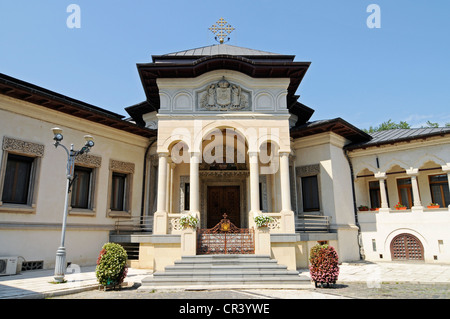 Cappella, il Palazzo e la chiesa del Patriarca, Chiesa Ortodossa Romena, Bucarest, Romania, Europa orientale, PublicGround Foto Stock