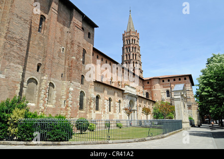 Basilica di San Sernin, Toulouse, Departement Haute-Garonne, Midi-Pirenei, Francia, Europa Foto Stock
