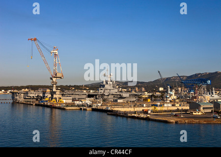 Francia, Var ( 83 ), Tolone, la base navale o l'Arsenal Foto Stock