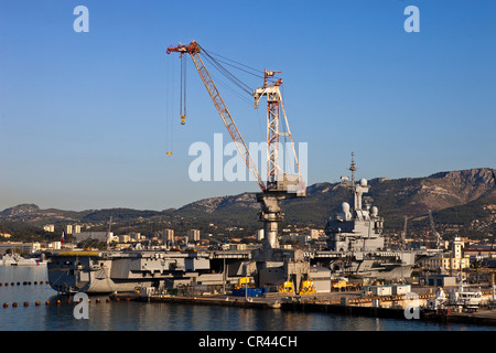 Francia, Var ( 83 ), Tolone, la base navale o l'Arsenal Foto Stock