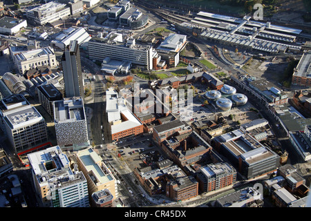 Vista aerea di Sheffield Hallam University Foto Stock