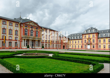 Schloss Bruchsal Castello, ex residenza del principe-vescovo di Speyer, Baden-Wuerttemberg, Deutschland, Europa Foto Stock