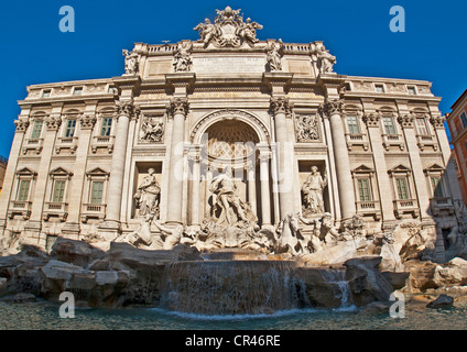 Fontana di Trevi a Roma, Italia Foto Stock