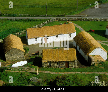 Museo della Cultura Popolare, Glencolumbkille, County Donegal, Repubblica di Irlanda, Europ Foto Stock