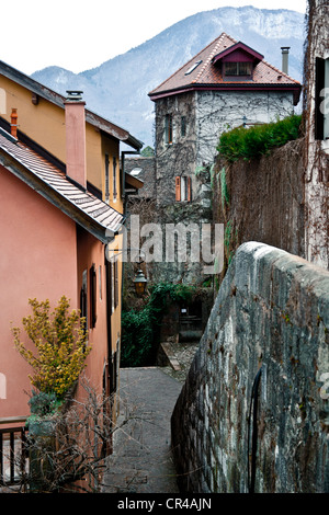 Vicolo, Annecy, Haute Savoie, Francia, Europa Foto Stock