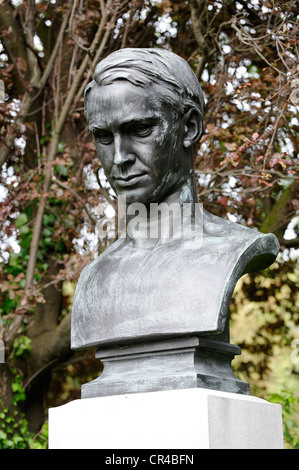 Thomas Michael bollitore, 1880 - 1916, poeta irlandese, scrittore, patriota, memorial, Santo Stefano's Green, Dublin, Repubblica di Irlanda Foto Stock