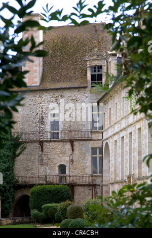 Francia, Vienne, St Savin, Abbaye St Savin, patrimonio mondiale dell UNESCO per i suoi affreschi romanici Foto Stock