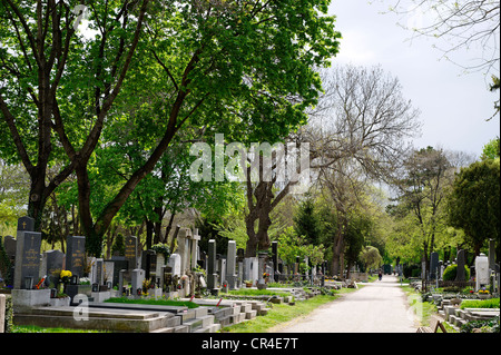 Wiener Zentralfriedhof, Vienna il cimitero centrale di Vienna, Austria, Europa Foto Stock