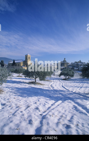 Francia, Vaucluse, Luberon, Lourmarin, etichettati Les Plus Beaux Villages de France (i più bei villaggi di Francia) Foto Stock