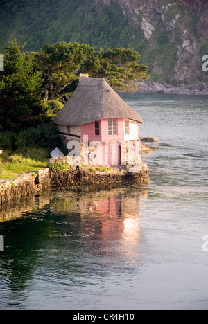 Tramonto sull'estuario kingsbridge south hams devon Foto Stock