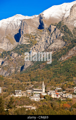 Francia, Hautes Alpes, Chateauroux les Alpes Foto Stock