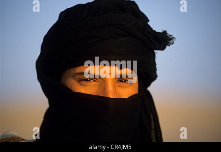 La Tunisia, Kebili Governatorato, Douz, Desert Festival, nomade Berbera Foto Stock