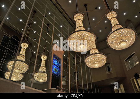 Hyatt Regency hotel hall reception Shinjuku Tokyo Giappone Foto Stock