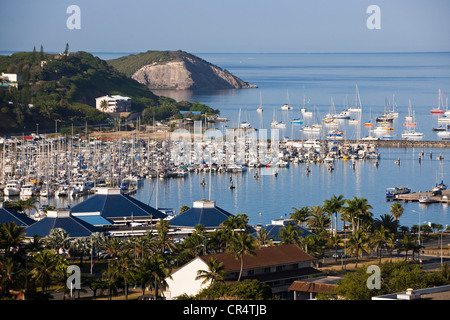 Francia, Nuova Caledonia, Noumea, la Baie de la Moselle Foto Stock