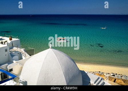 Tunisia Hammamet, vista sulla medina dalla kasbah Foto Stock