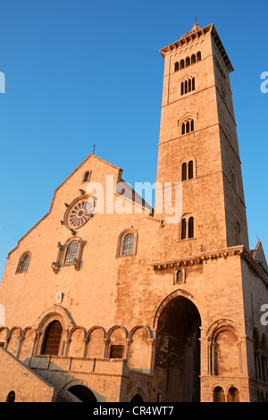 La Cattedrale di Trani, dedicata a San Nicola Pellegrino, Puglia, Italia Foto Stock