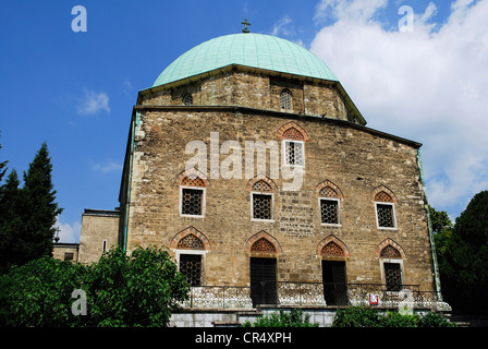 Ungheria, Dél-Dunántúl, Contea di Baranya, Pecs, Szechenyi Square (Szechenyi ter), ex Pacha Gazi Kassim moschea che Foto Stock