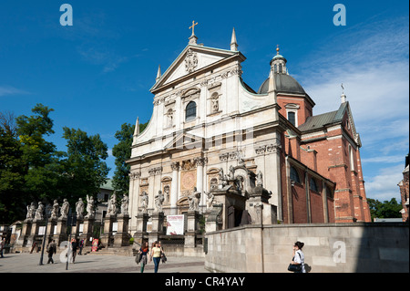 San Pietro e Paolo Chiesa, Cracovia, Malopolska, Polonia, Europa Foto Stock