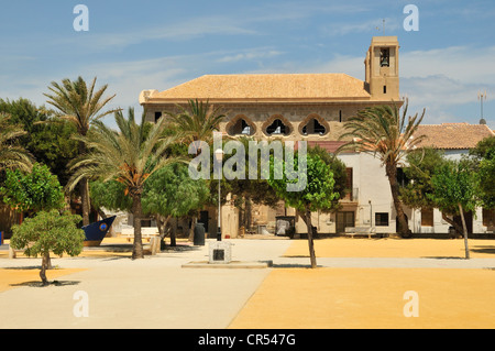 Chiesa Iglesia de San Pedro, isola di Tabarca, Alicante, Costa Blanca, Spagna, Europa Foto Stock