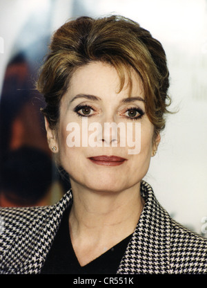 Deneuve, Catherine, * 22.10. 1943, attrice francese, ritratto, metà di 1990s, Foto Stock