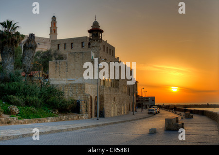 Giaffa antica città murata di Tel Aviv, Israele Foto Stock