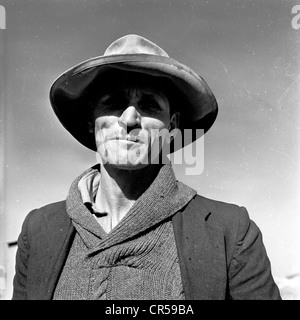 Sud Africa,1950s. Ritratto di locale Afrikaaner maschio da J Allan contanti. Foto Stock