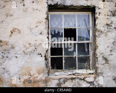 Finestra Mancante riquadri, Isle of Harris, Scozia Foto Stock