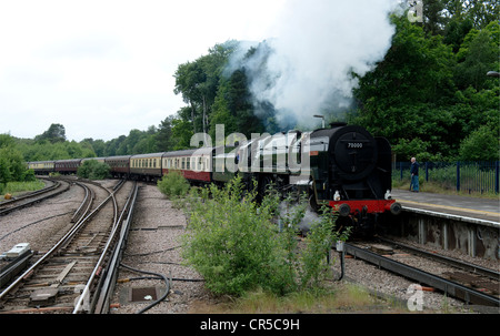 Le cattedrali Express passando Ascot Station -1 Foto Stock