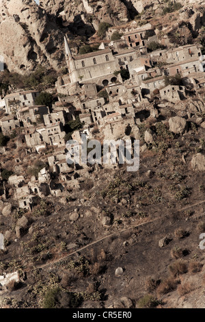 Pentidattilo, Calabria, Italia Foto Stock