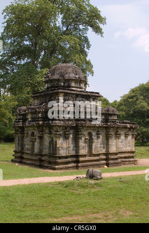 Shiva Devale n. 2, la struttura più antica in Polonnaruwa, Centro Nord, Sri Lanka Foto Stock