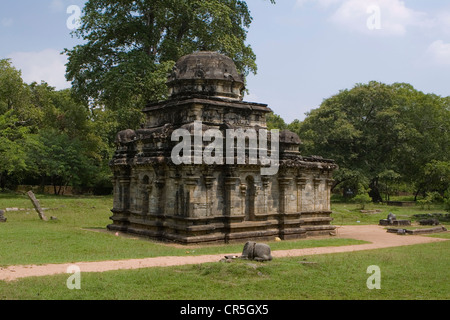 Shiva Devale n. 2, la struttura più antica in Polonnaruwa, Centro Nord, Sri Lanka Foto Stock