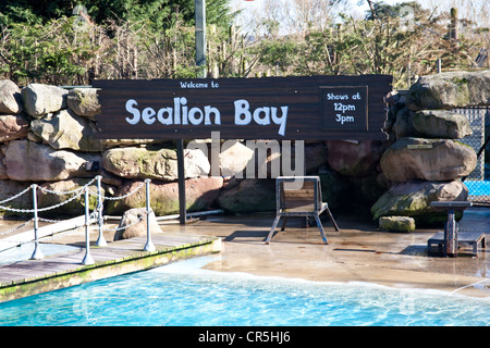 Sealion Bay a Chessington World of Adventures ,Surrey, Inghilterra, Regno Unito. Foto Stock
