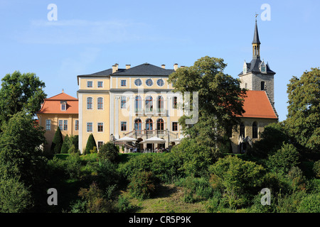 Schloss Ettersburg castello nei pressi di Weimar, Sito Patrimonio Mondiale dell'UNESCO, classica Weimar, Turingia, Germania, Europa Foto Stock