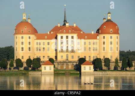 Schloss castello di Moritzburg, in Sassonia, Germania, Europa Foto Stock